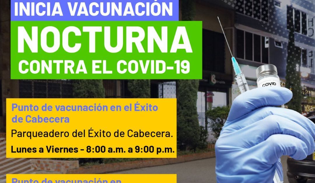 Vacunación nocturna