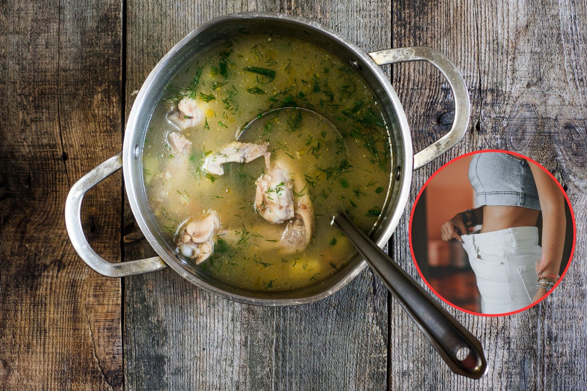 Imágenes de referencia sobre caldo para adelgazar. / Vía: Getty Images