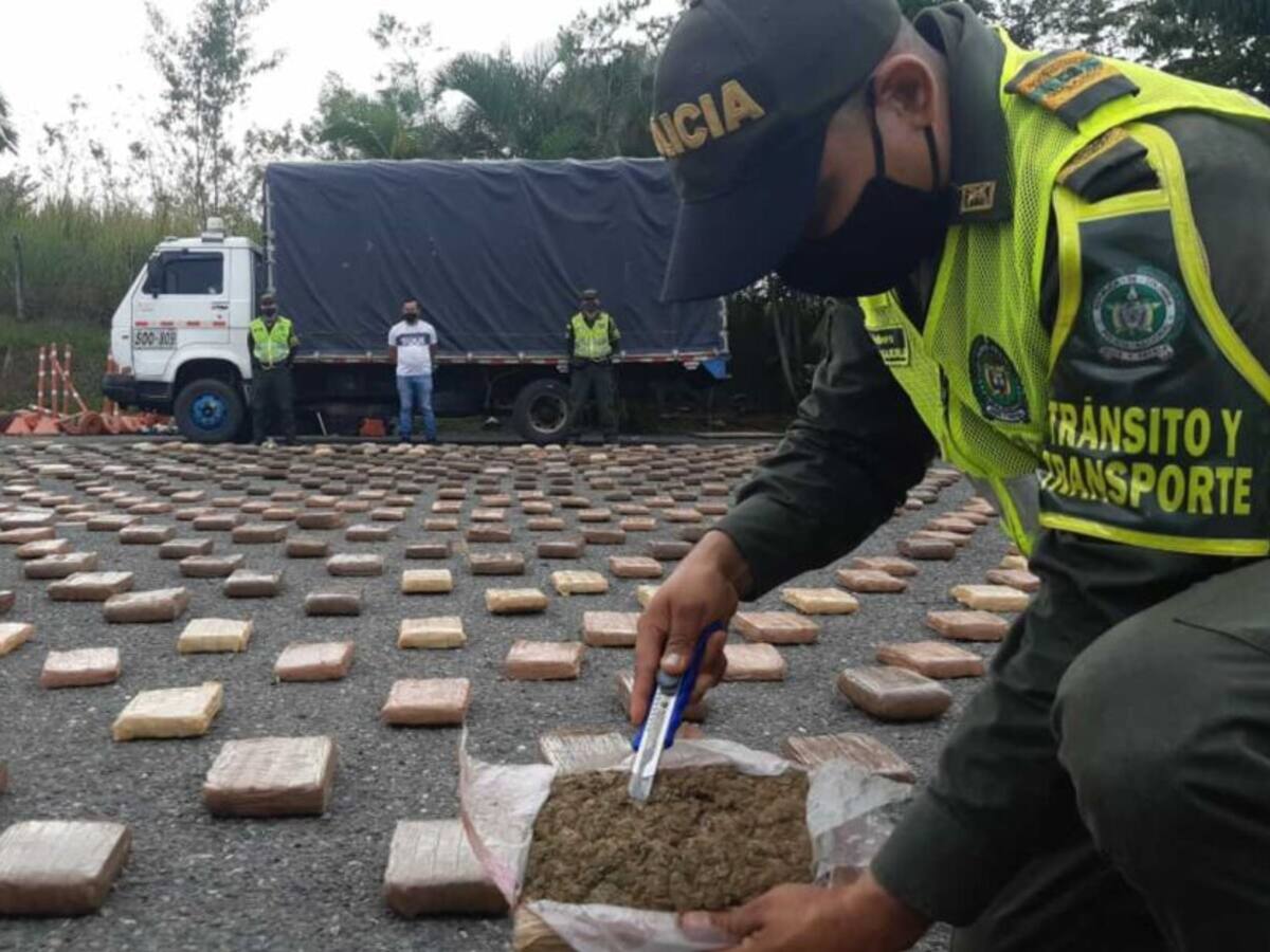 Más de 300 kilos de marihuana fueron incautados en vías de Risaralda