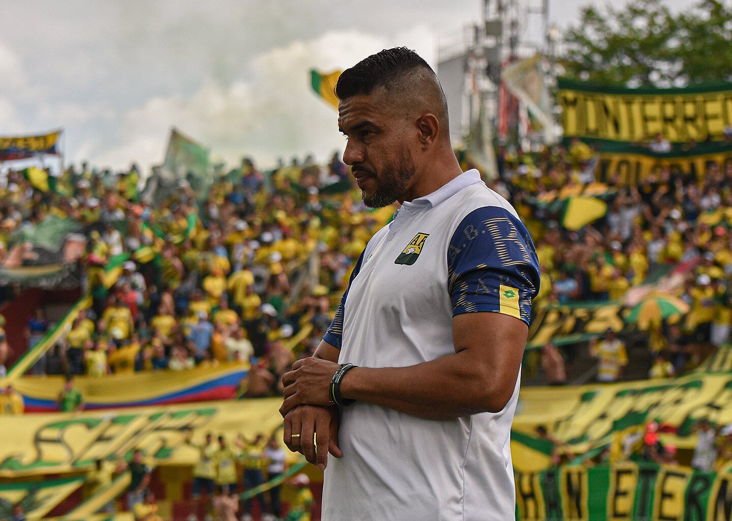 Alexis Márquez, entrenador del Bucaramanga / @ABucaramanga
