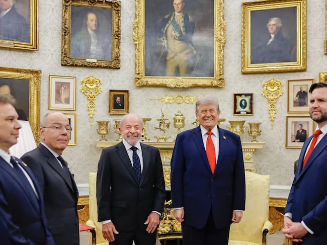 Los mandatarios, quienes no dieron una declaración conjunta, concentraron la conversación en la relación bilateral mientras ambos mandatarios se preparan para una nueva jornada electoral este año.
(Foto: Cortesía)