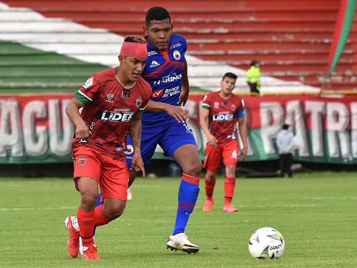 En un pálido partido, Patriotas y Pasto no pasaron del empate sin goles