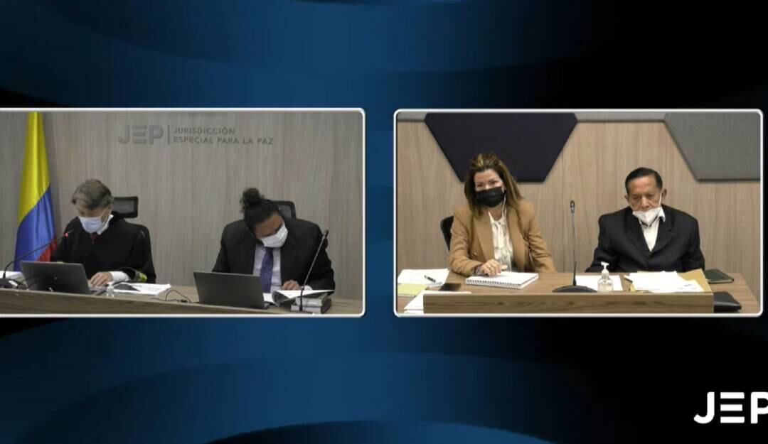 Audiencia ante la JEP 