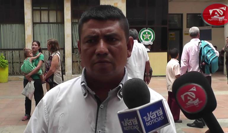 José Abel Correa es uno de los líderes amenazados.