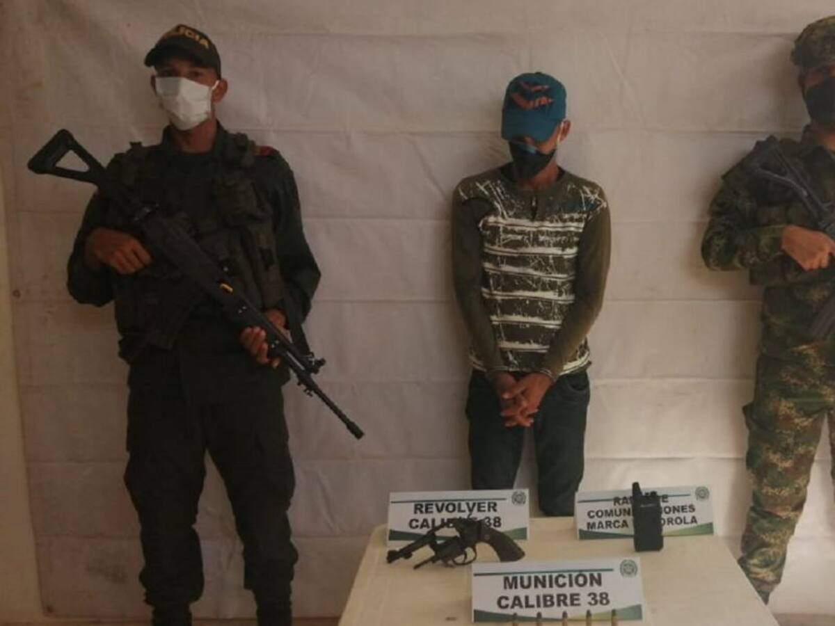 Capturan a presunto integrante del Clan del Golfo en el sur de Bolívar