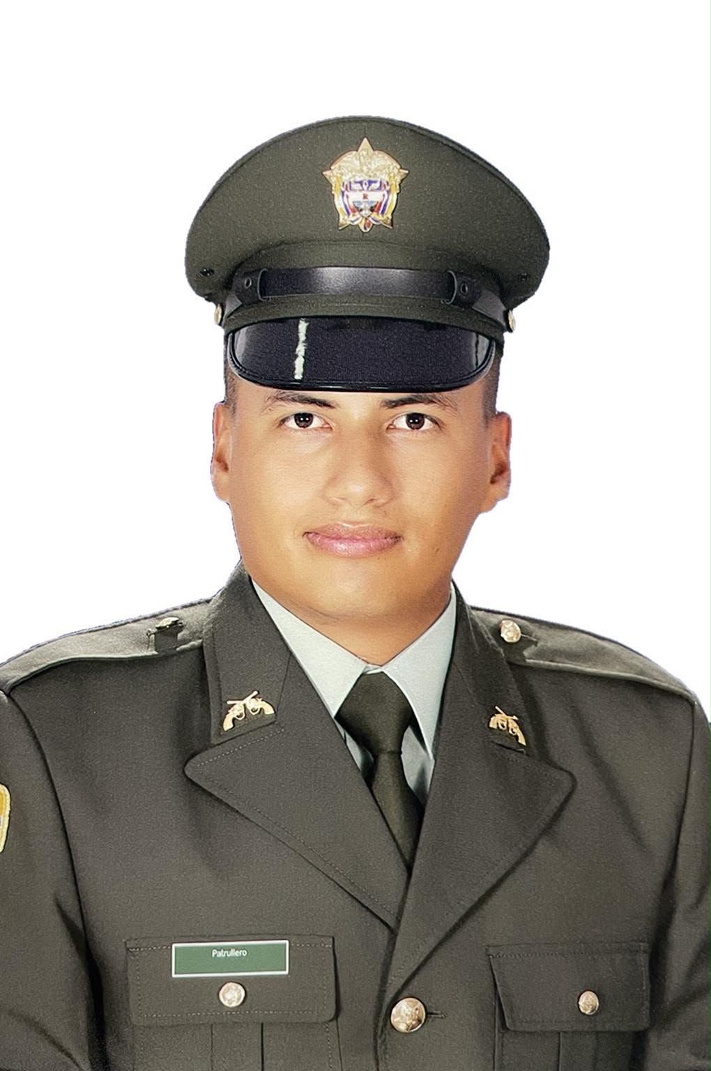 El patrullero Óscar Alexis Daza Turistar es una de las víctimas. Foto: Policía.