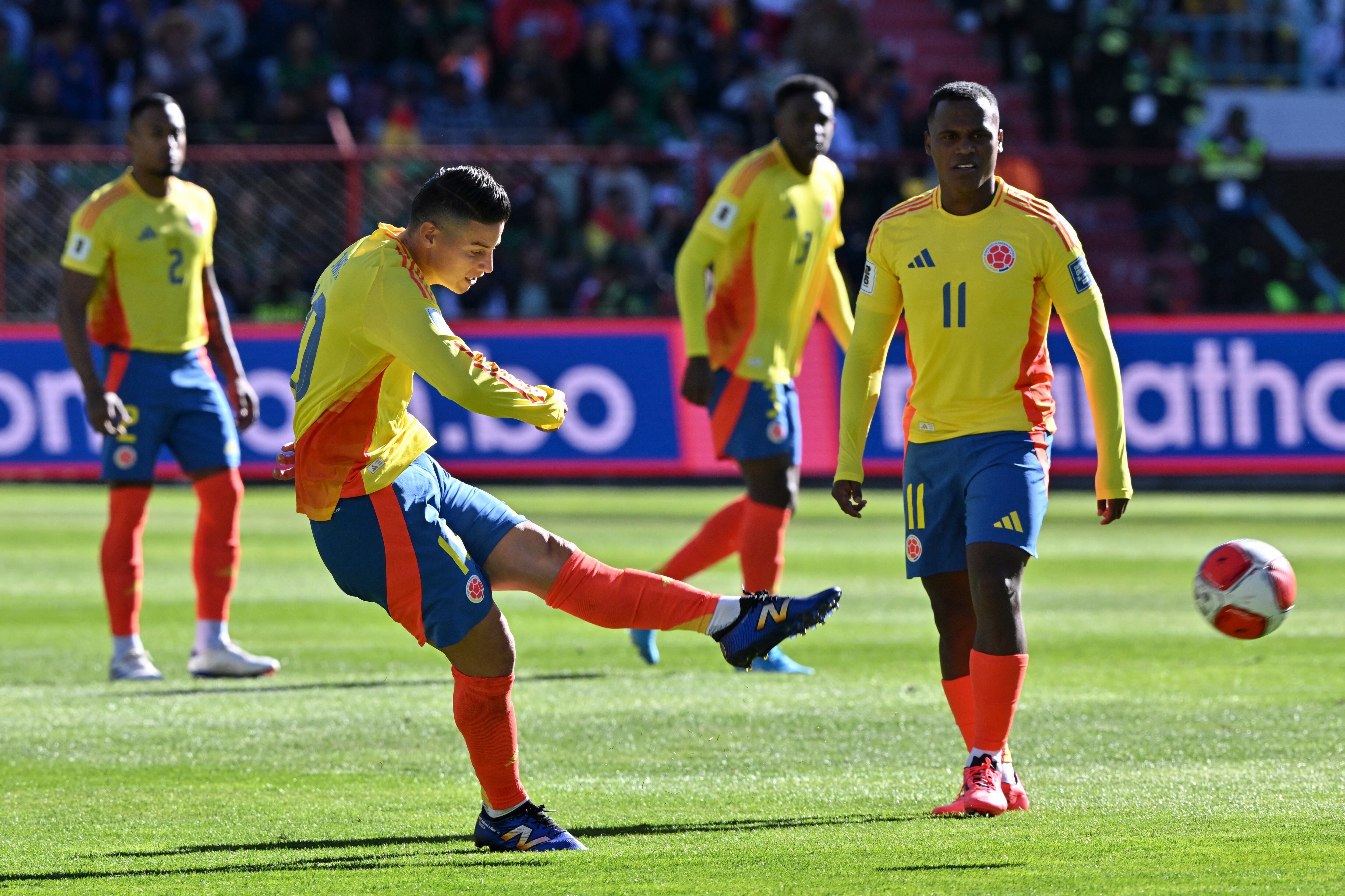 Selección Colombia (Photo by AIZAR RALDES / AFP) (Photo by AIZAR RALDES/AFP via Getty Images)