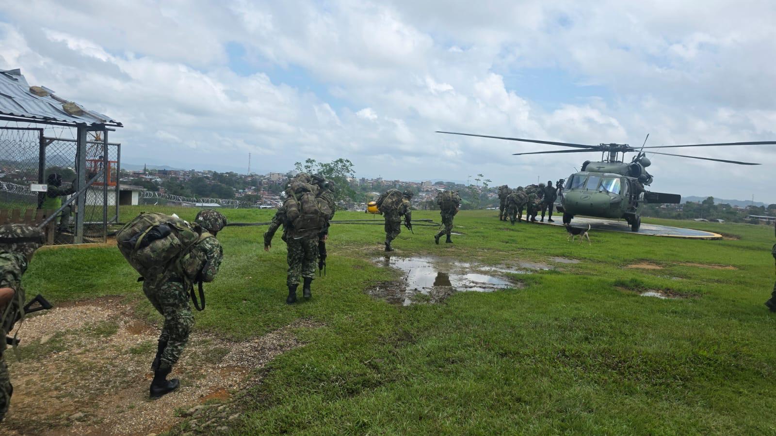 Tropas del Ejército enviadas al Nordeste de Antioiqia por la División 1