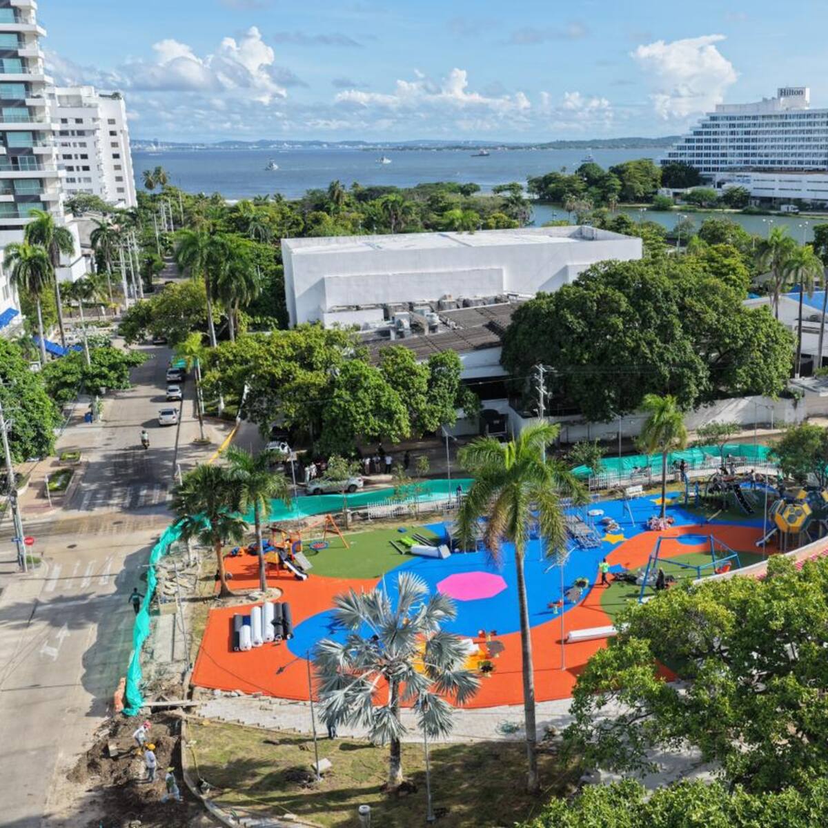 Obras de remodelación al parque Flanagan completaron 85% de ejecución