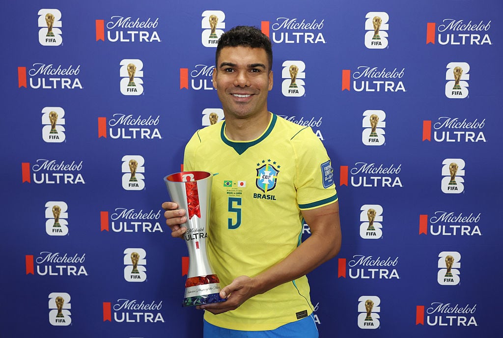 Fichaje estelar del Inter Miami: Casemiro refuerza el mediocampo del conjunto rosa (Photo by Sean M. Haffey - FIFA/FIFA via Getty Images)