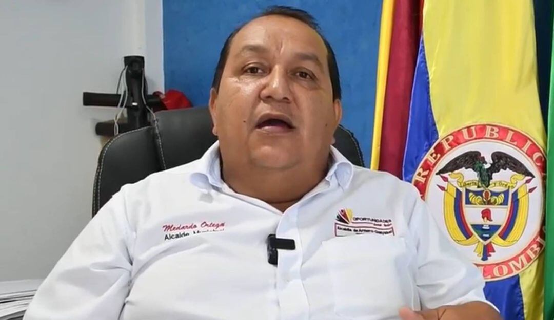 Medardo Ortega, alcalde de Armero 