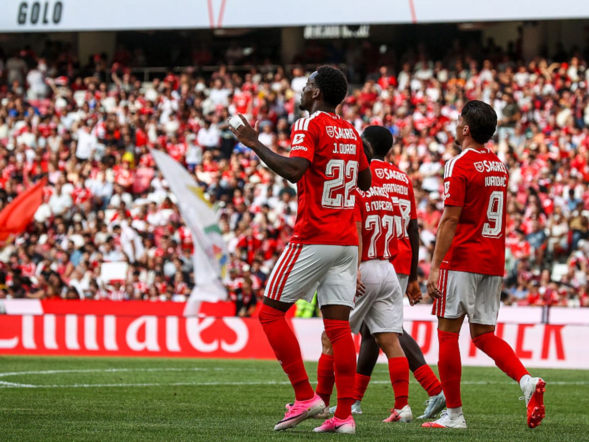 ¡Debut soñado! Jhon Jader Durán marca y asiste en su primer partido con Benfica: véalo acá