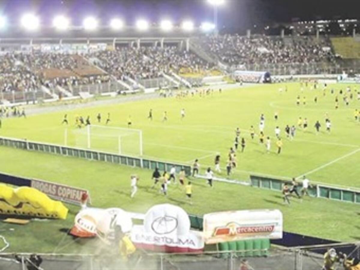 Estadios de Ibagué y Pereira sancionadas con dos fechas a puerta cerrada