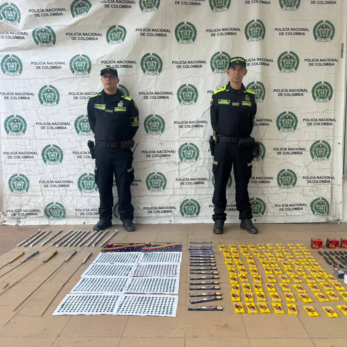 Más de 50 kilos de pólvora incautados durante operativos previos en Cartagena