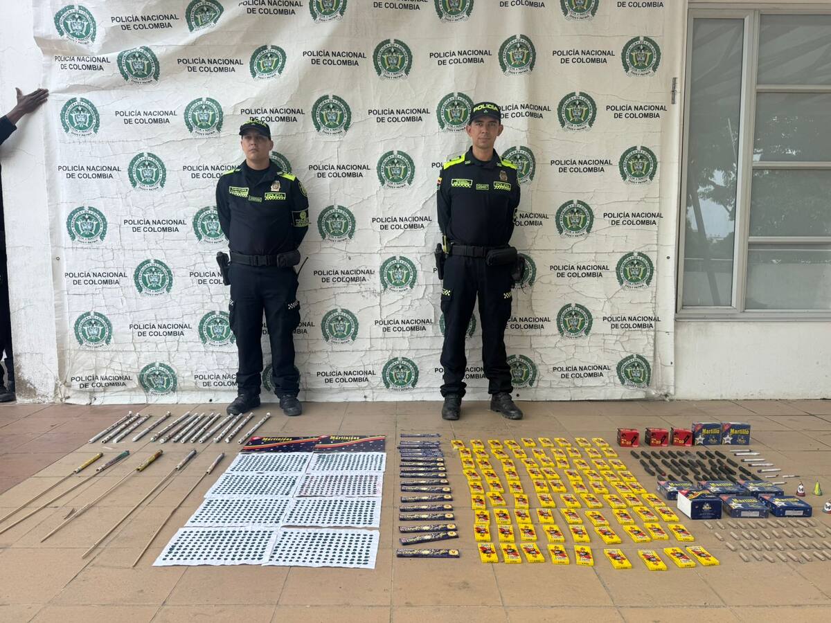 Más de 50 kilos de pólvora incautados durante operativos previos en Cartagena