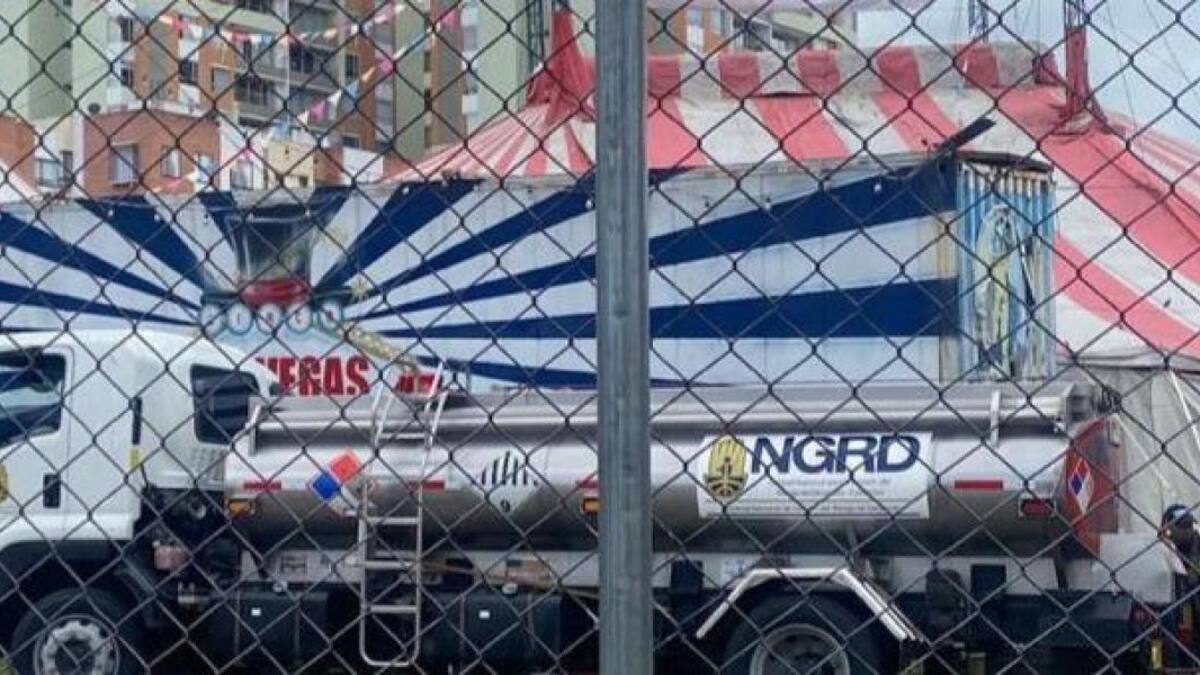 ¿Qué hacía un carro tanque de la UNGRD en un circo en Pasto?