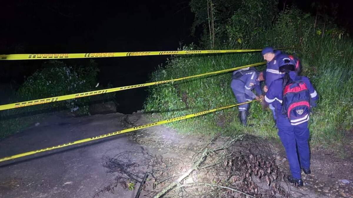 Fueron 5 puentes los que colapsaron en la vía Curos-Málaga