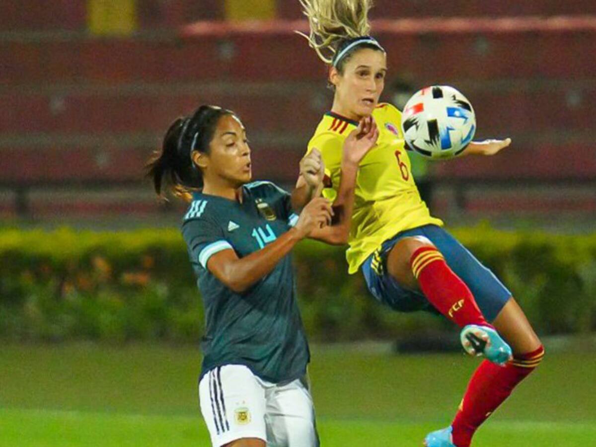 Selección Colombia Femenina empató sin goles en amistoso con Argentina