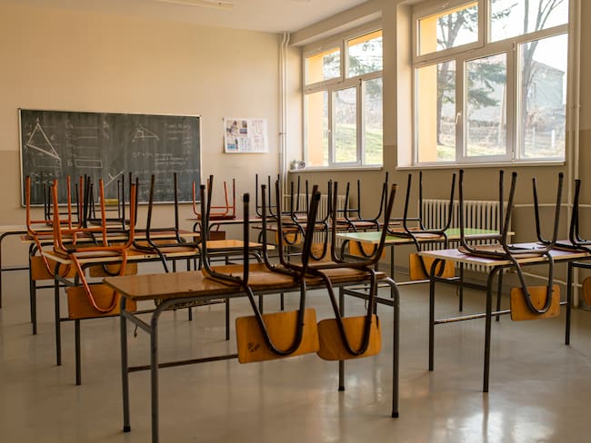 Colegio desocupado (créditos: GettyImages)