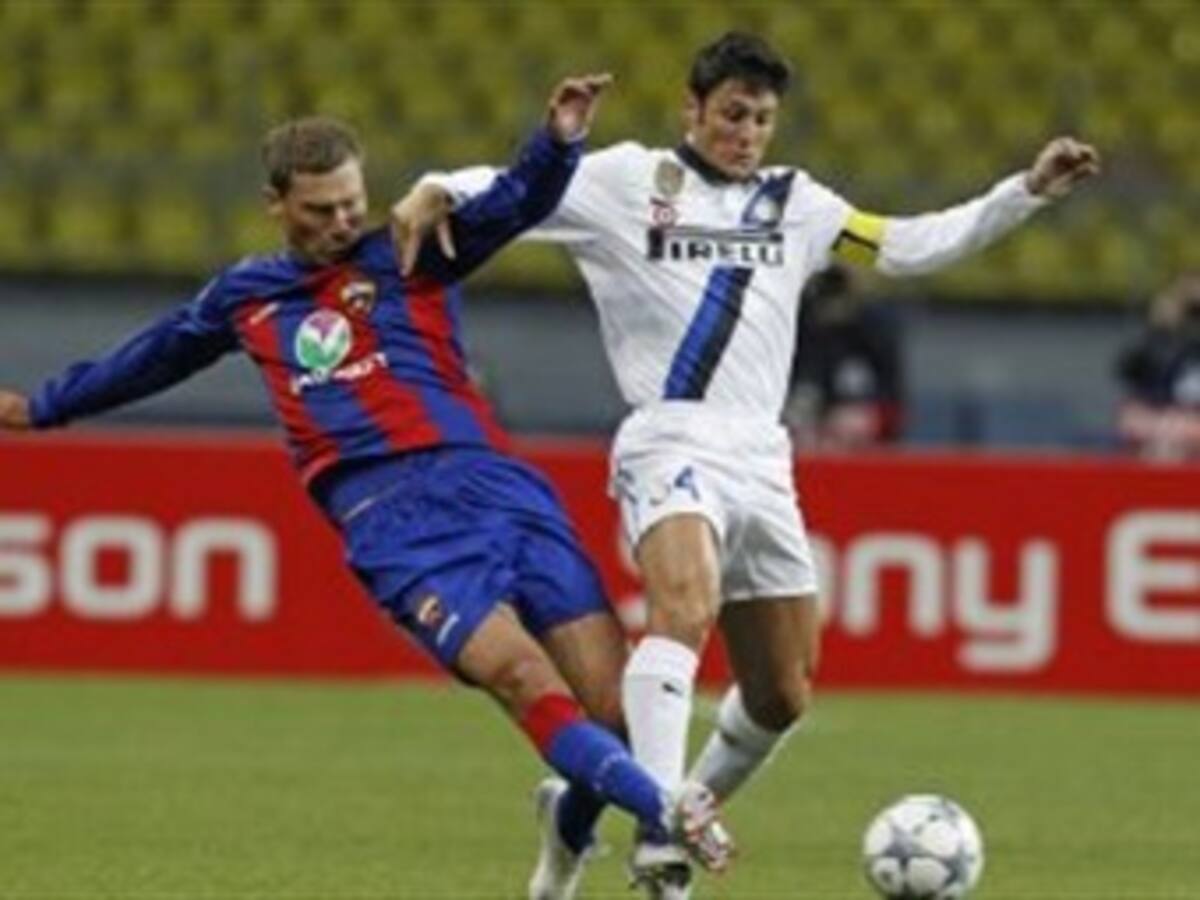 Inter venció al 3 – 2 al CSKA de Moscú por la Liga de Campeones