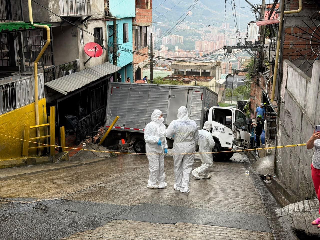 Furgón atropelló a un niño de 9 años en Medellín. Foto: Alcaldía de Medellín.