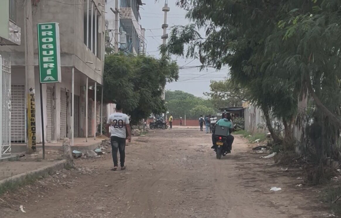 Zona donde ocurrió el atentado.