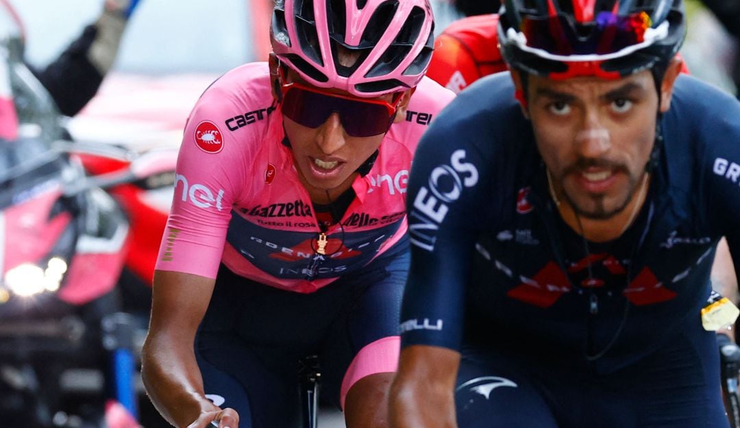 Radamel Falcao se une a elogios a Dani Martínez tras ayuda a Egan Bernal