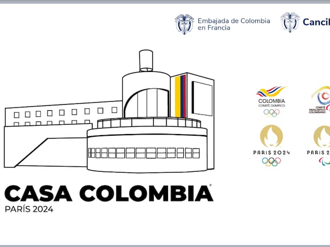 ‘Casa Colombia’ de los Juegos Olímpicos. Foto: Cortesía Cancillería.