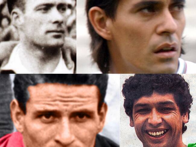 Goleadores históricos del fútbol colombiano por nacionalidad