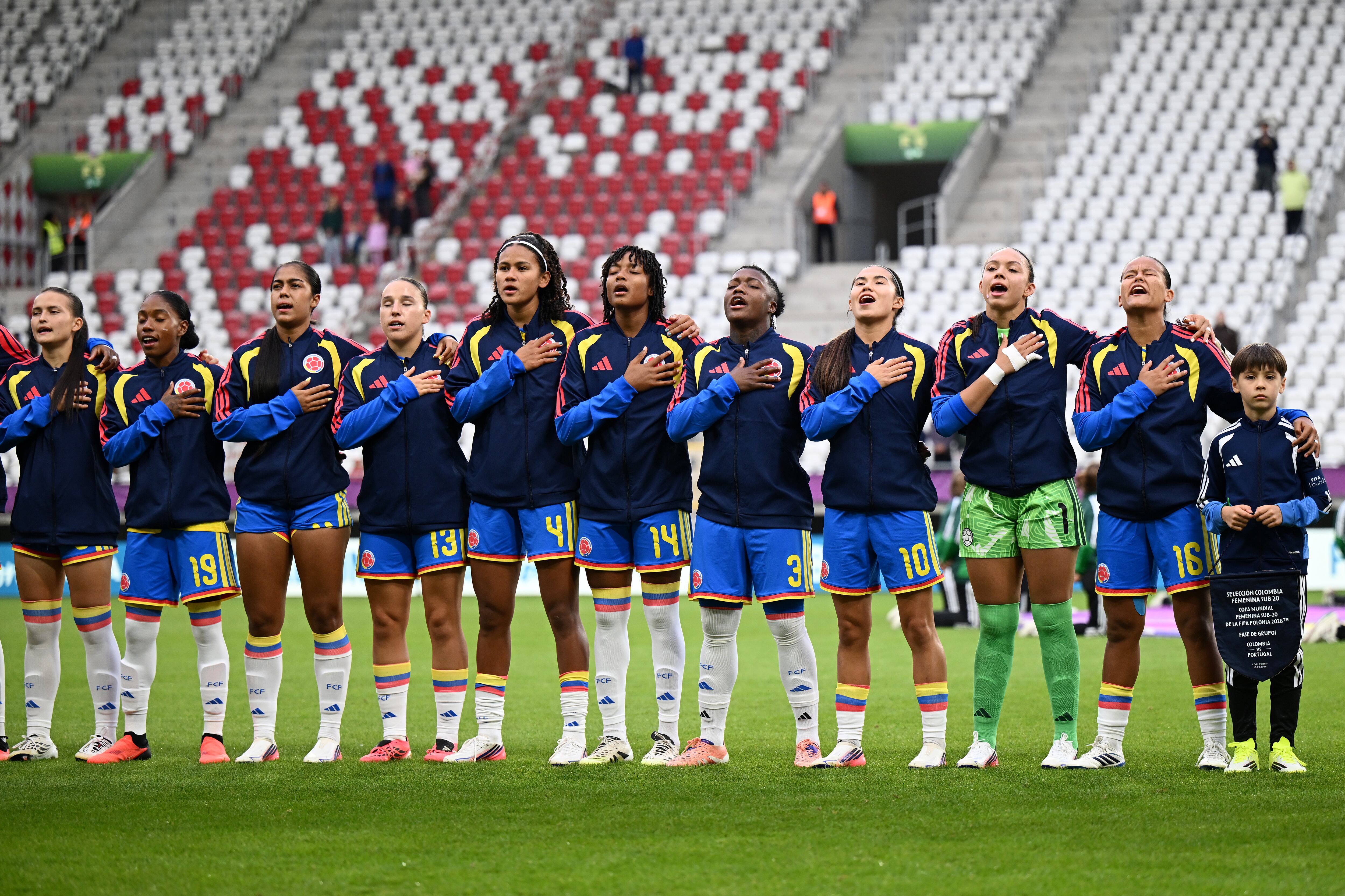 Las jugadoras de la Selección Colombia durante sus primeros partidos en el Mundial Femenino Sub-20. (Photo by Mateusz Slodkowski - FIFA/FIFA via Getty Images)