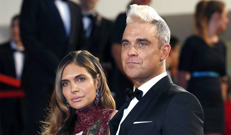 Robbie Williams y Ayda Field