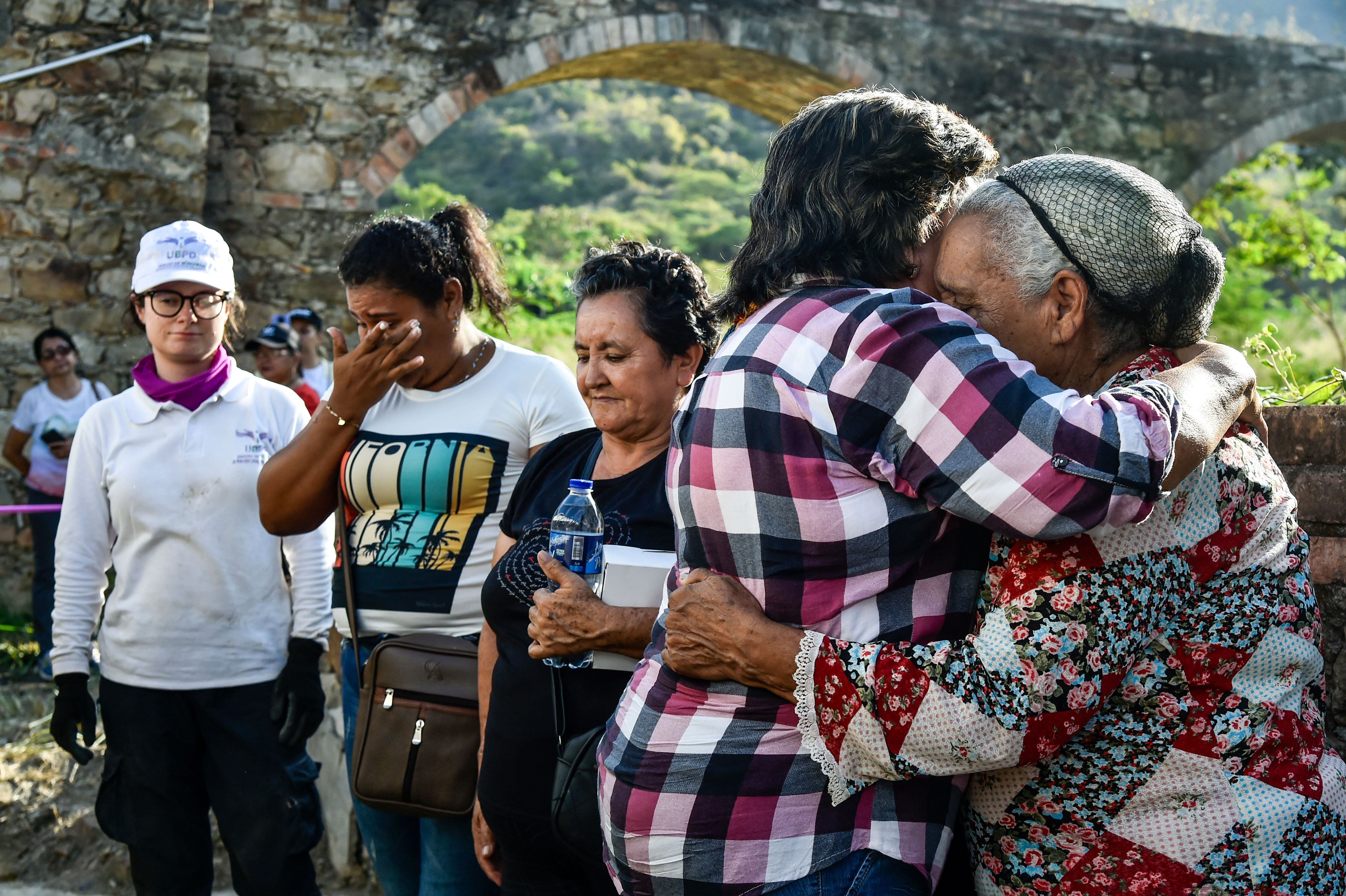 Víctimas del conflicto armado colombiano. Foto: Getty Images.