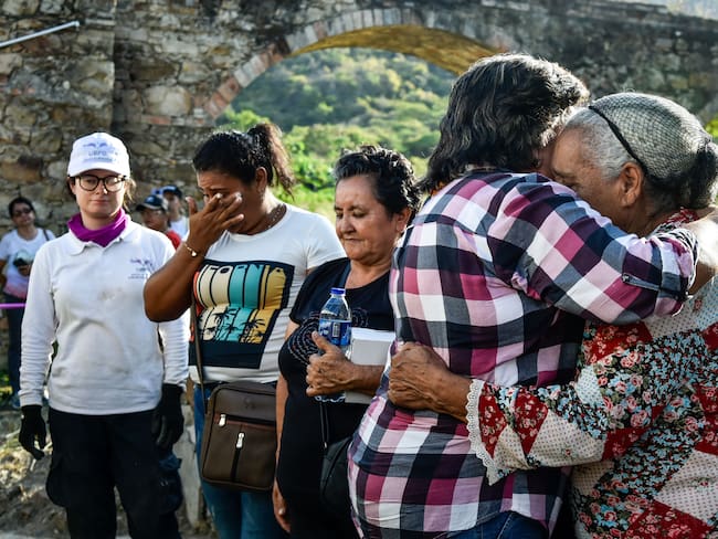 Víctimas del conflicto armado colombiano. Foto: Getty Images.