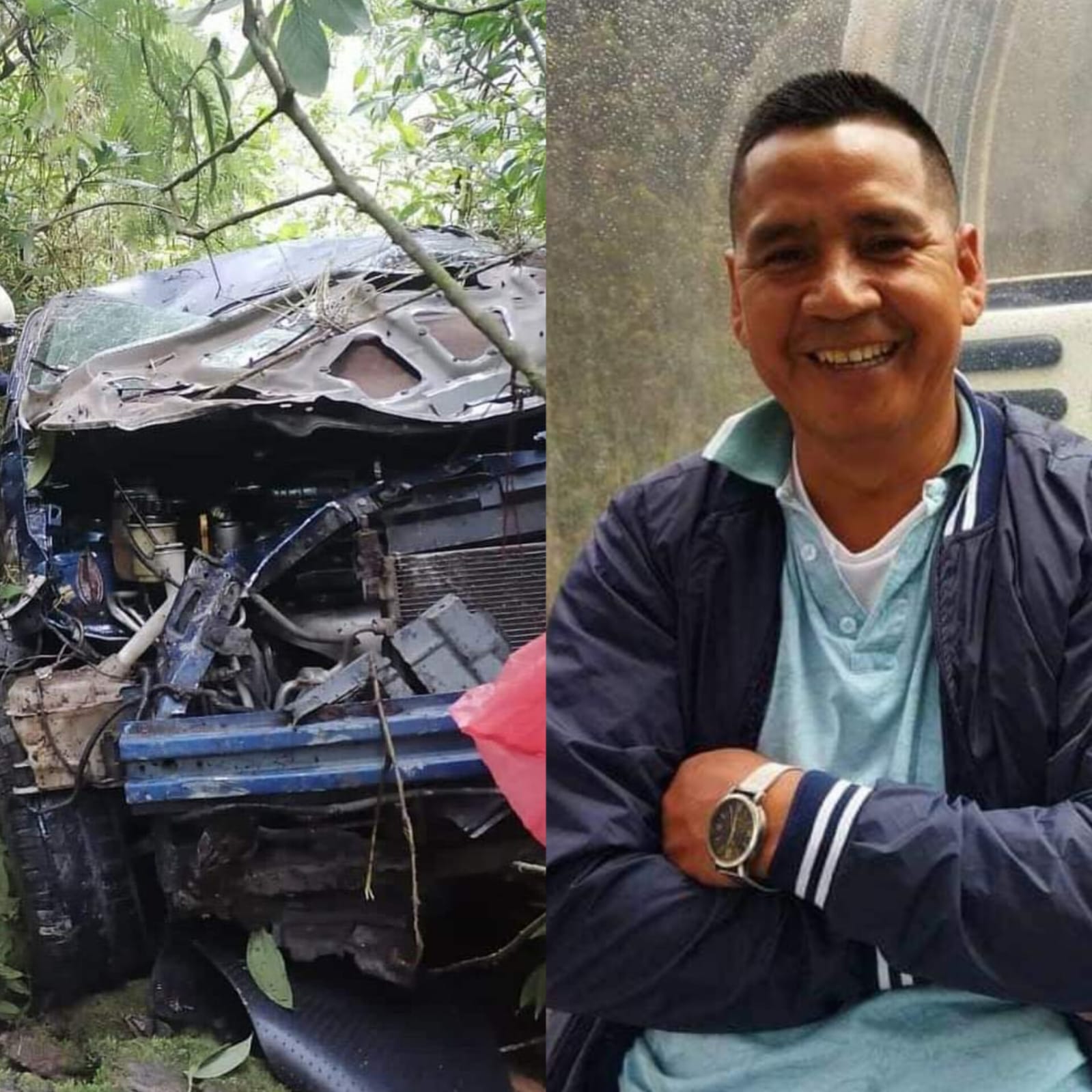 El docente se movilizaba en su vehículo Spart Gt, el cual se precipitó al abismo.