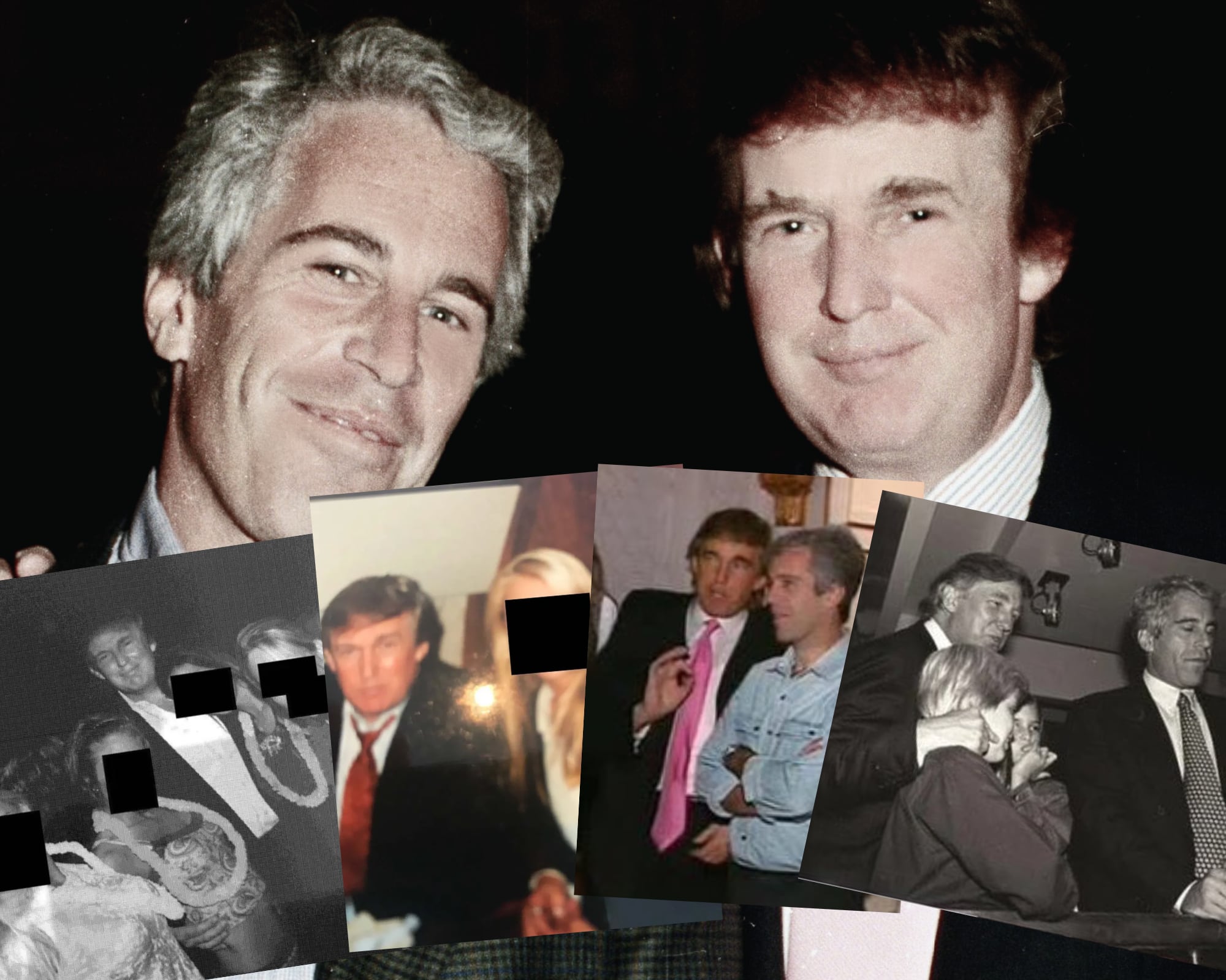 Nuevos documentos relacionados con el caso Epstein revelan que en uno de los viajes solo había tres pasajeros en el avión: Trump, Epstein y una joven de 20 años.
(Foto: Caracol Radio / Getty / DOJ)