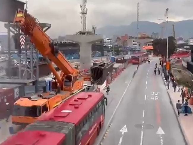Trabajador del Metro que tiró piedras a un bus de TransMilenio será judicializado
