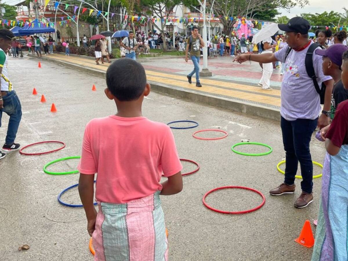 Con actividades recreativas en Clemencia celebraron Día del Niño