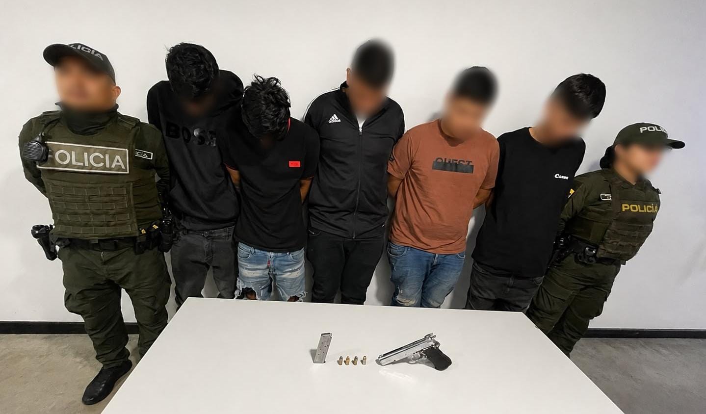 Cuatro hombres conformaban banda de atracadores en motocicleta / Foto Mecuc