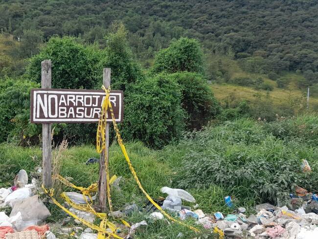 Sector donde fue encontrada la víctima