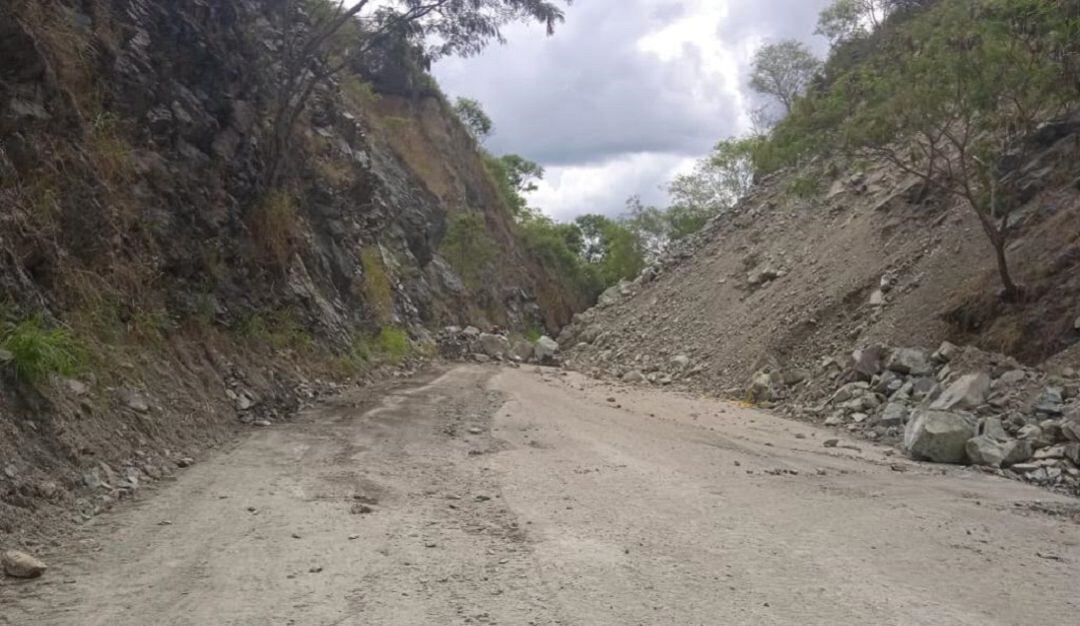 Derrumbe en Bolívar Valle