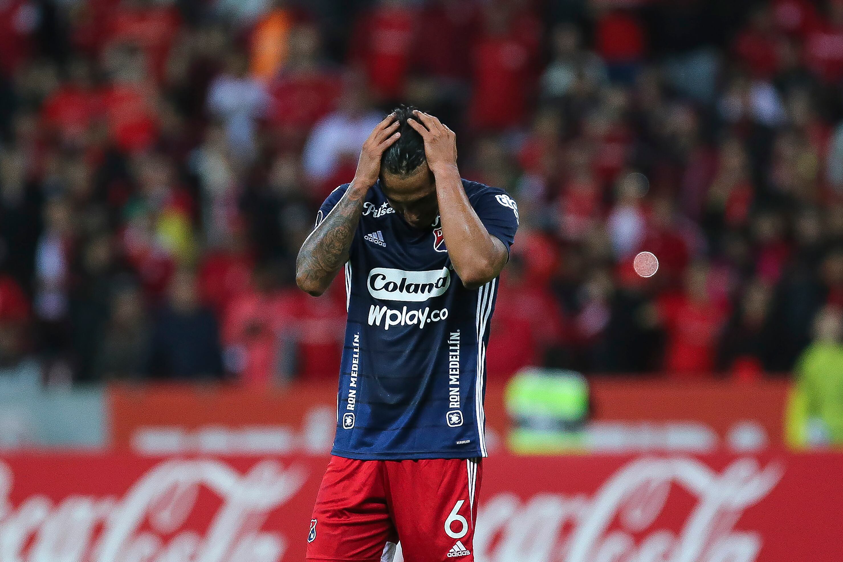 David Loaiza, volante del Medellín. (Photo by Fernando Alves/Getty Images)