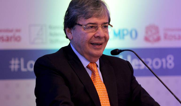 Canciller Carlos Holmes Trujillo