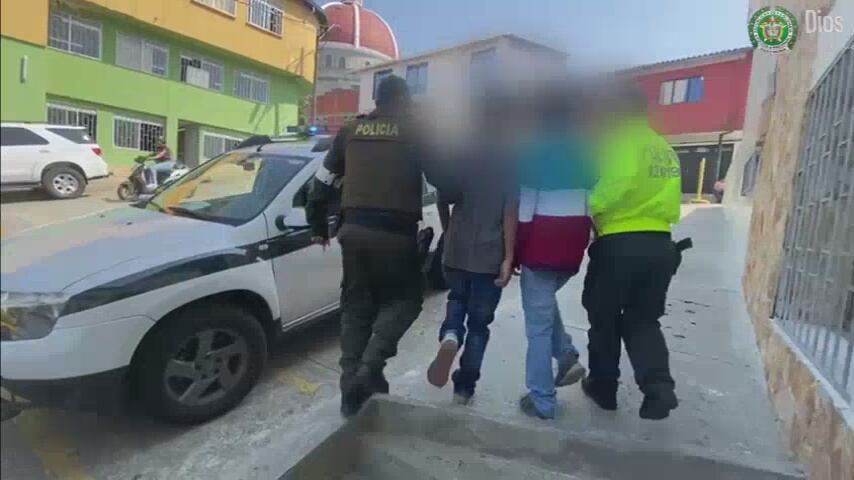 Menores rescatados- foto policía Antioquia