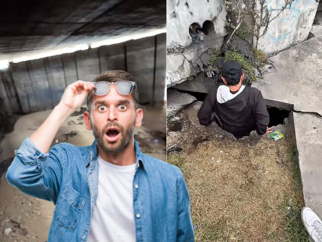 Así son los apartamentos subterráneos en los que viven habitantes de calle en Bogotá: caben 3 personas