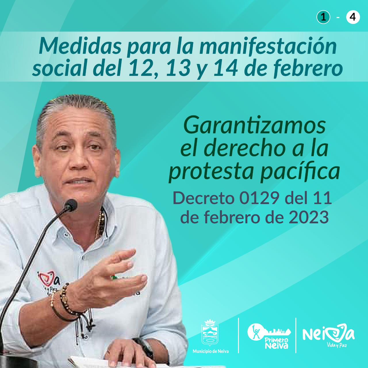 Neiva también tendrá  restricciones para jornadas de protesta social.