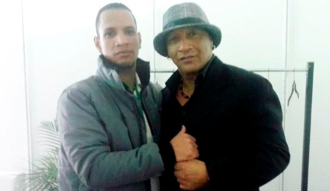 Javier Vásquez y su hijo Andrés Fernando Vásquez, quien fue encontrado muerto el pasado 24 de febrero.