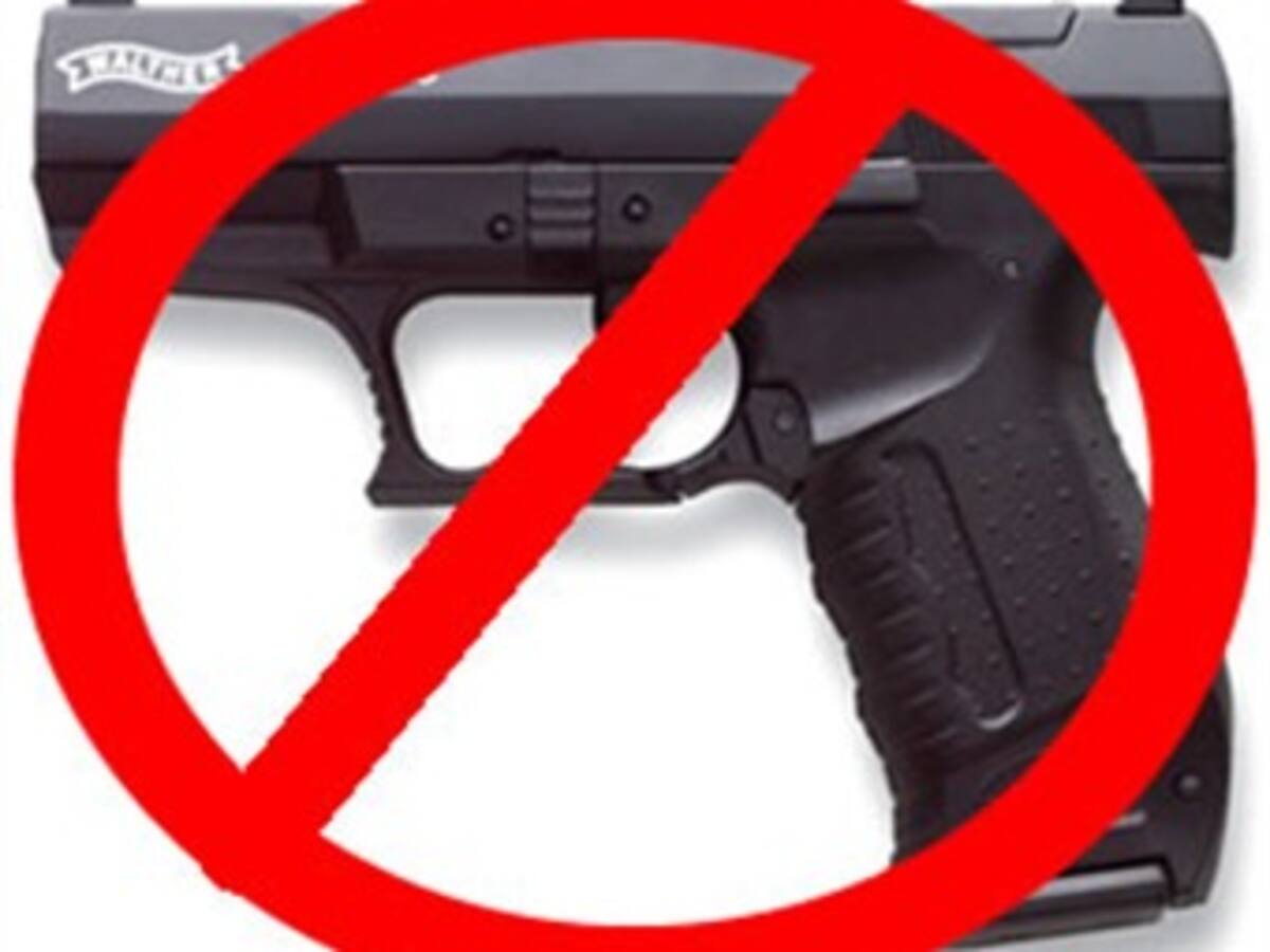 Anuncian nueva restricción al porte de armas de fuego