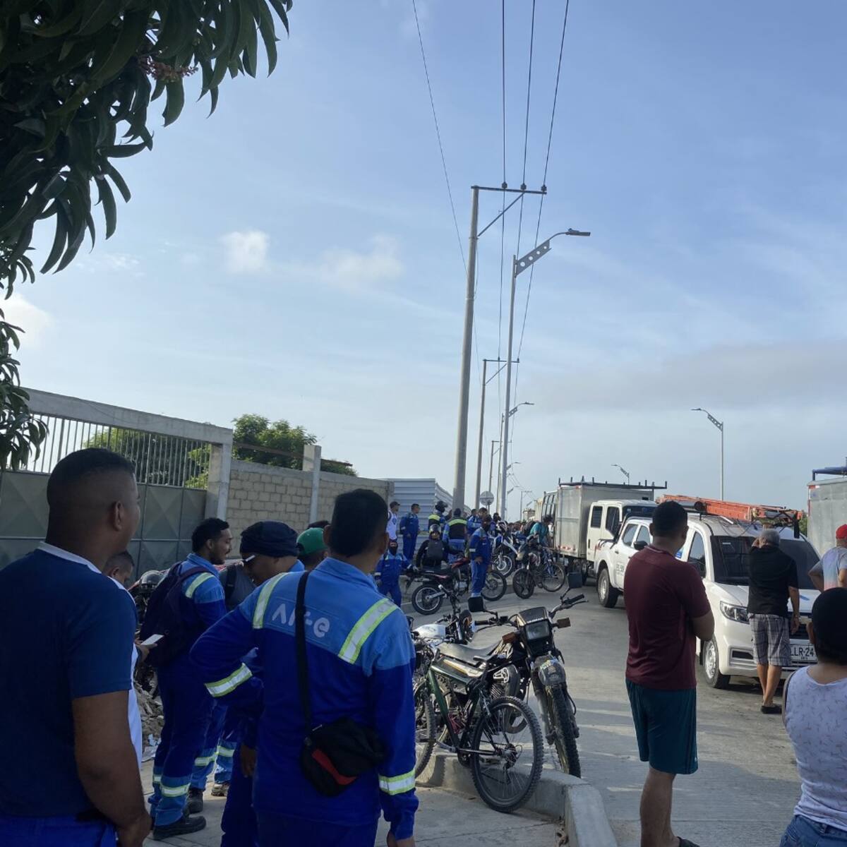 Bloqueos de vías en el sur de La Guajira por cortes de energía