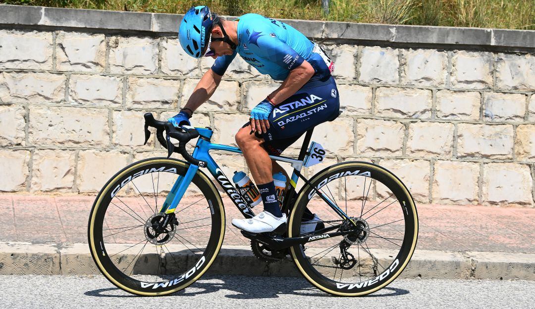 Miguel Ángel López durante su participación en el pasado Giro de Italia.
