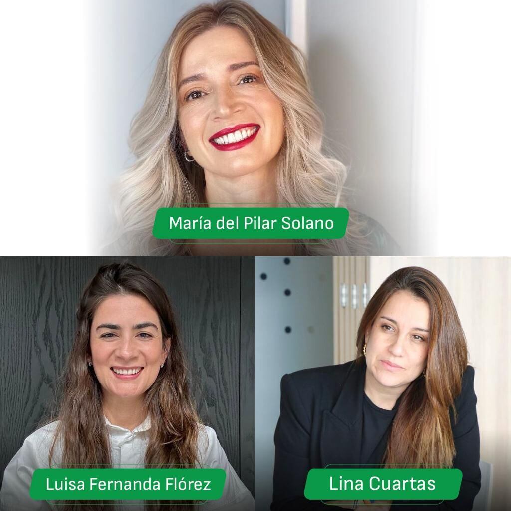 Se trata de María del Pilar Solano, Lina Cuartas y Luisa Fernanda Flórez. Foto: cortesía.